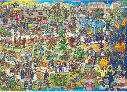 Gibsons - Jokesaws - Barmy Britain - 1000 Piece Jigsaw Puzzle