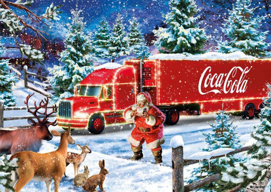 Schmidt - Coca Cola Christmas Truck - 1000 Piece Jigsaw Puzzle