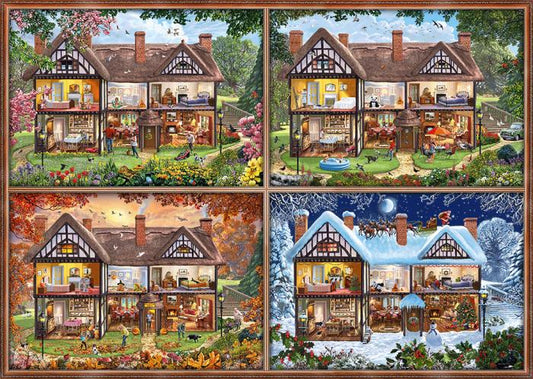 Schmidt - House of Four Seasons - 2000 Piece Jigsaw Puzzle