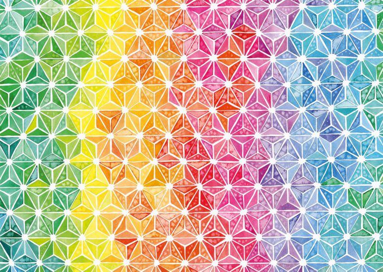 Schmidt - Josie Lewis - Colourful Triangles - 1000 Piece Jigsaw Puzzle