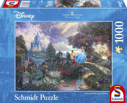 Schmidt - Thomas Kinkade - Cinderella Wishes Upon a Dream - 1000 Piece Jigsaw Puzzle