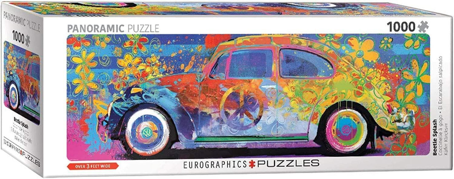 Eurographics - Beetle Splash - 1000 Piece Panoramic Jigsaw Puzzle