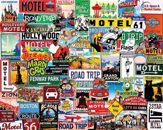 White Mountain - Road Trip - 1000 Piece Jigsaw Puzzle