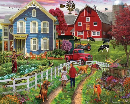 White Mountain - Country Farm Life - 1000 Piece Jigsaw Puzzle