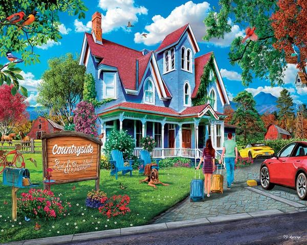 White Mountain - Bed & Breakfast - 1000 Piece Jigsaw Puzzle