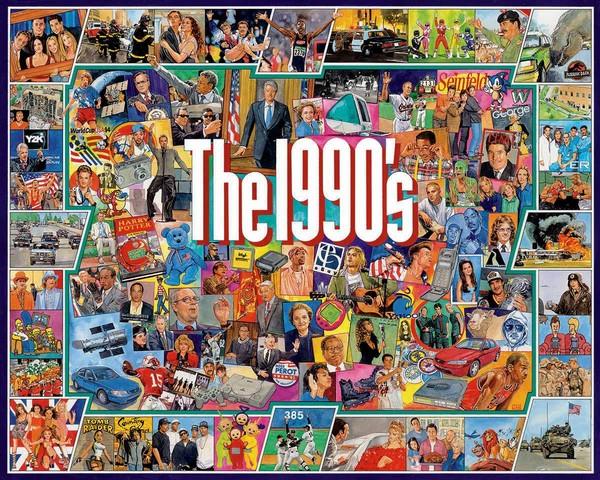 White Mountain - The Nineties - 1000 Piece Jigsaw Puzzle