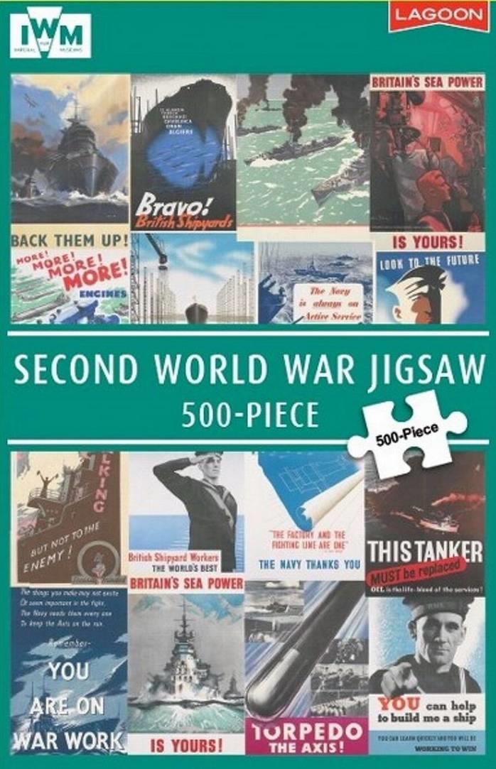 Lagoon - World War II Sea Posters - 500 Piece Jigsaw Puzzle