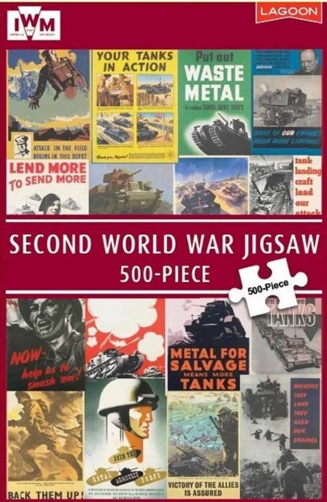 Lagoon - World War II Land Posters - 500 Piece Jigsaw Puzzle