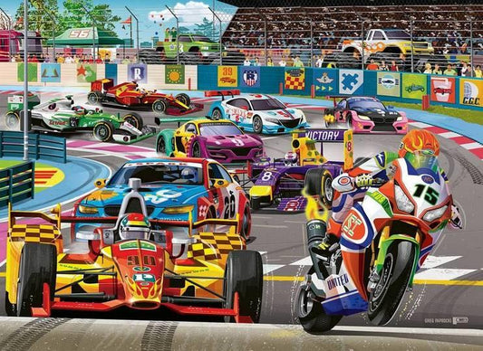 Ravensburger - Racetrack Rally - 60 Piece Jigsaw Puzzle