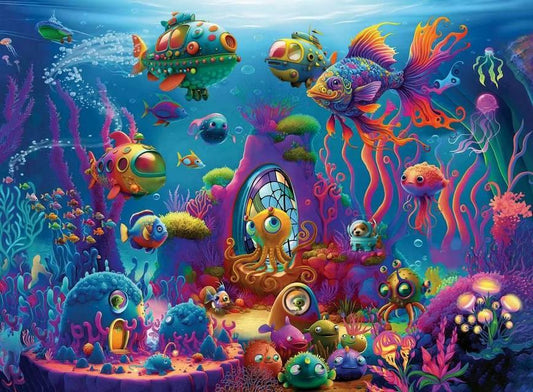 Ravensburger - Alien Ocean - 150XXL Piece Jigsaw Puzzle