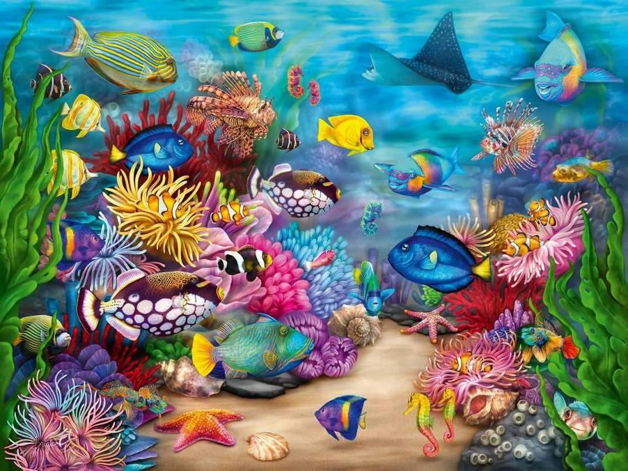 Ravensburger - Tropical Reef Life - 750XL Piece Jigsaw Puzzle