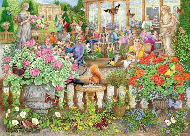 Ravensburger - Cosy Cafe No 2 The Orangery - 1000 Piece Jigsaw Puzzle
