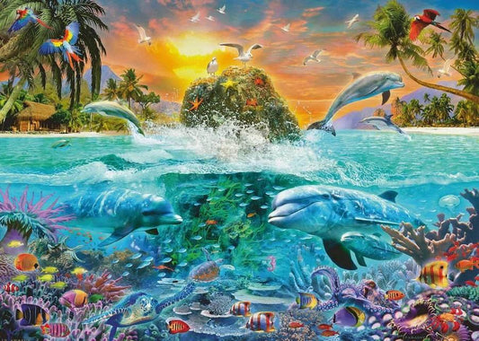 Ravensburger - Underwater Island - 1000 Piece Jigsaw Puzzle