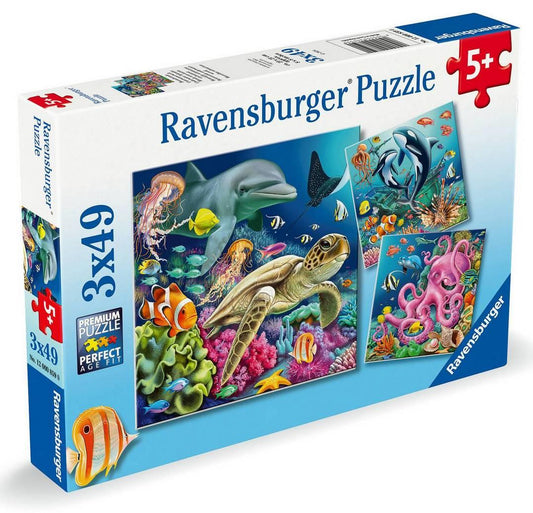 Ravensburger - Under Water - 3 x 49 Piece Jigsaw Puzzle