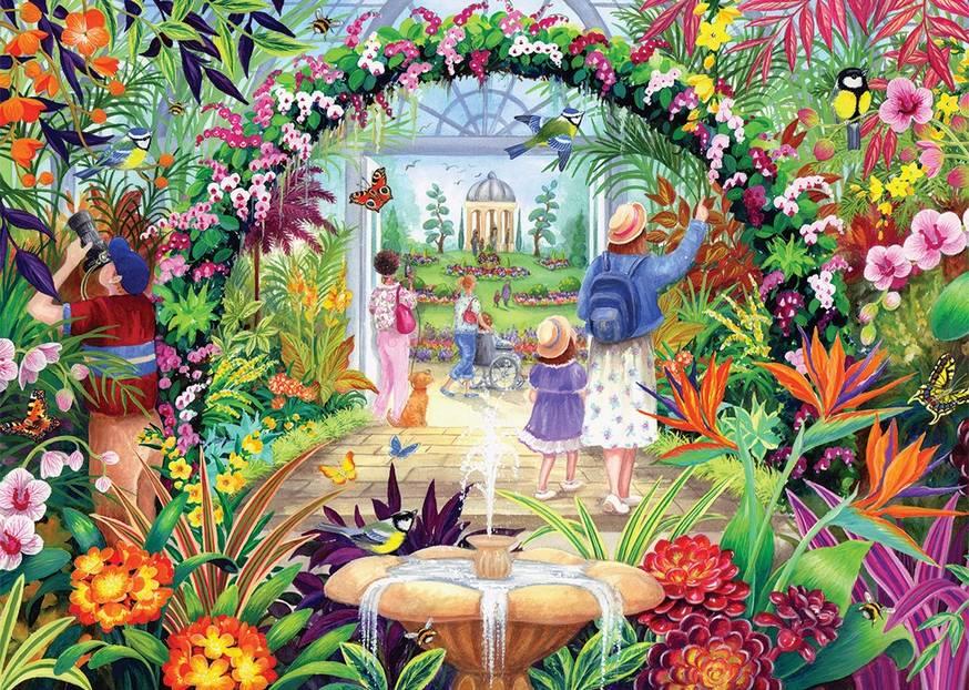 Gibsons - Botanical Blooms - 1000 Piece Jigsaw Puzzle