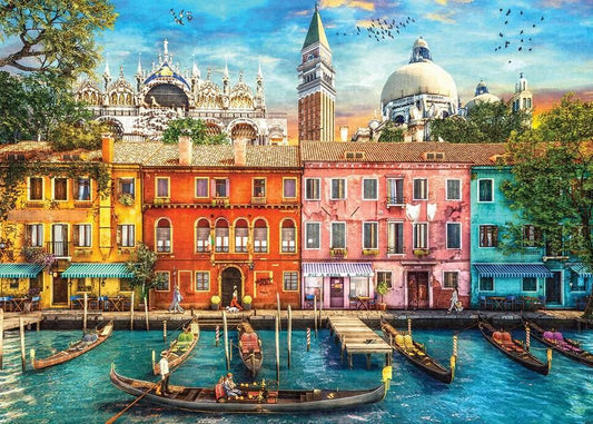 Gibsons - Colours of Venice - 1000 Piece Jigsaw Puzzle