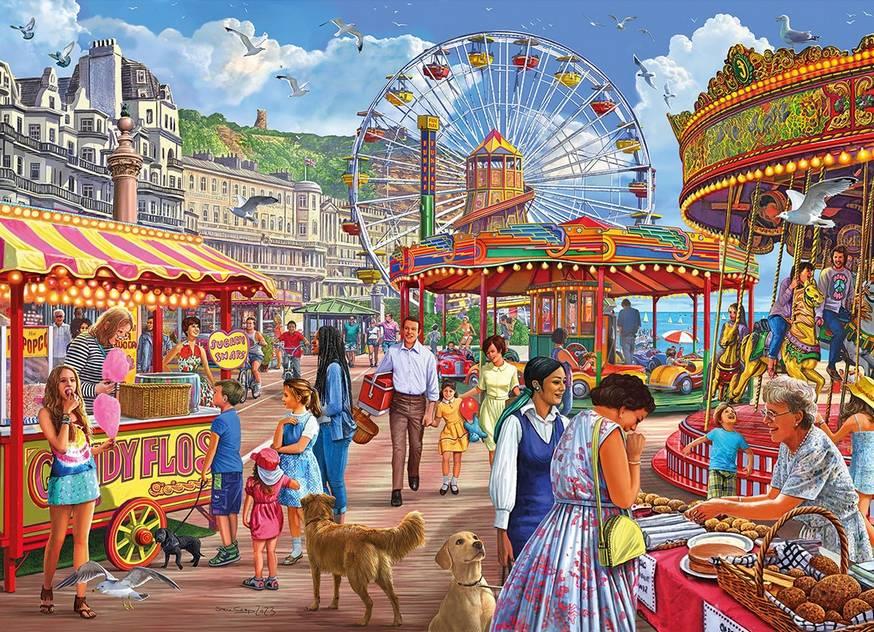 Gibsons - Hastings Promenade - 1000 Piece Jigsaw Puzzle