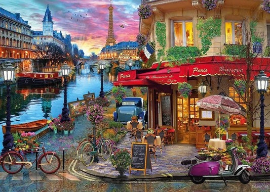 Gibsons - Sunset on the Seine - 1000 Piece Jigsaw Puzzle