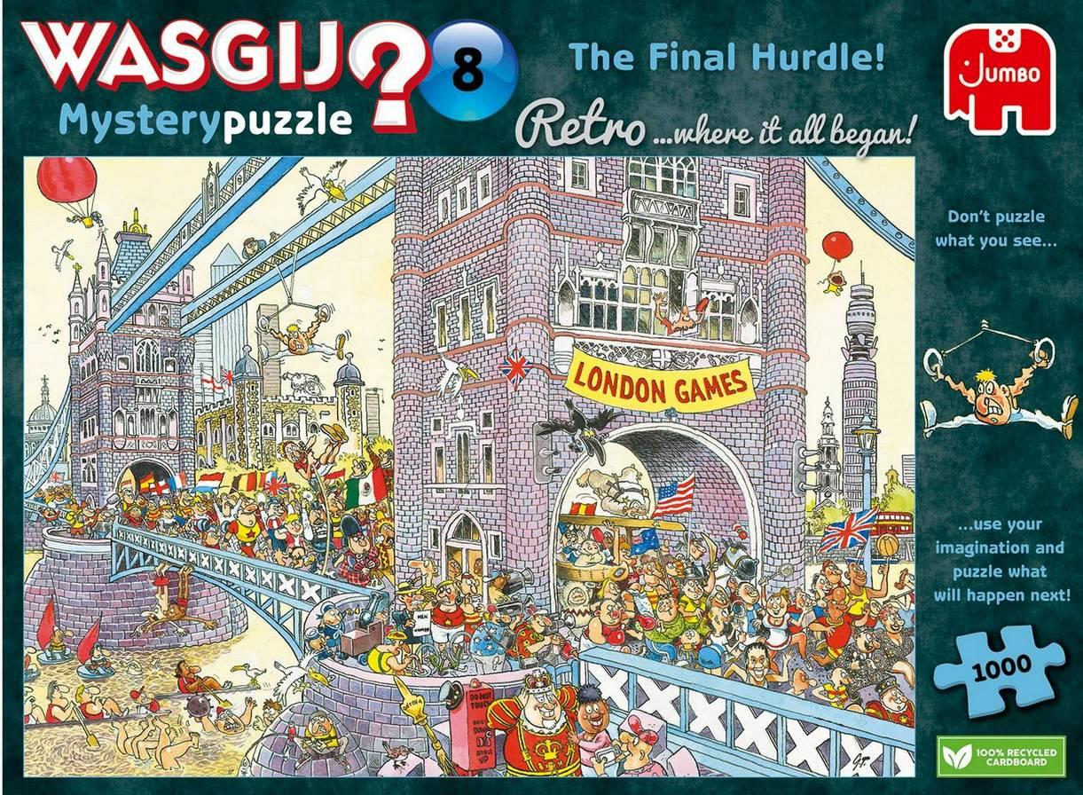 Wasgij - Retro Mystery 8 The Final Hurdle! - 1000 Piece Jigsaw Puzzle