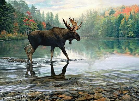Cobble Hill - Moose Crossing - 1000 Piece Jigsaw Puzzle