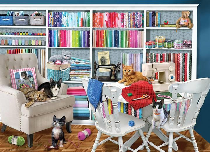 Cobble Hill - Sewing Room - 1000 Piece Jigsaw Puzzle