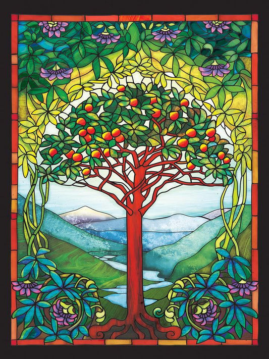 Cobble Hill - Tree Of Light Stained Glass - 275 Piece Jigsaw Puzzle
