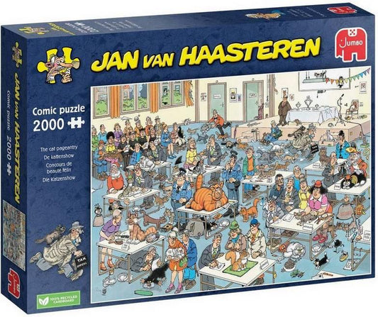 Jan Van Haasteren - The Cat Pageantry - 2000 Piece Jigsaw Puzzle