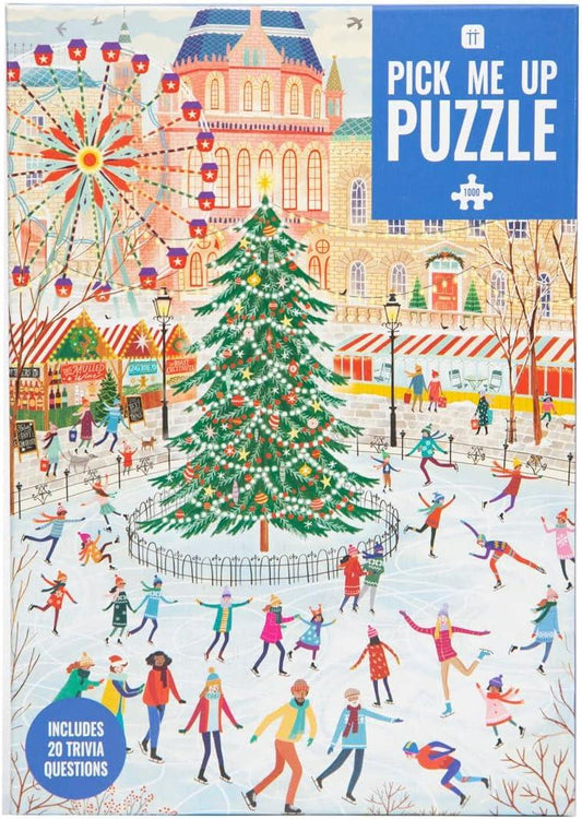 Talking Tables - Ice Skating - 1000 Piece Jigsaw Puzzle