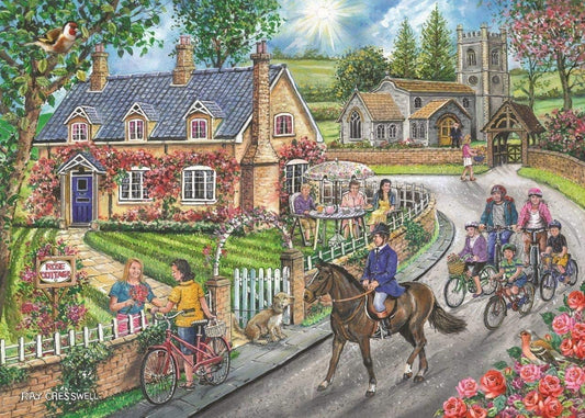 House of Puzzles - Rose Cottage - 1000 Piece Jigsaw Puzzle