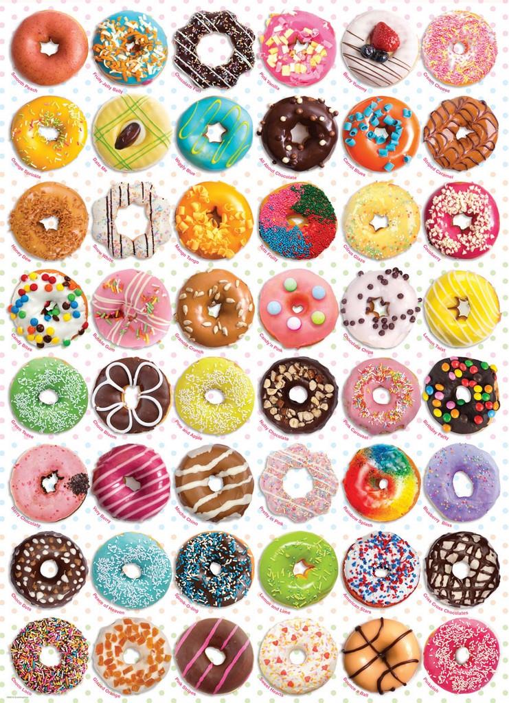 Eurographics - Donuts - 1000 Piece Jigsaw Puzzle