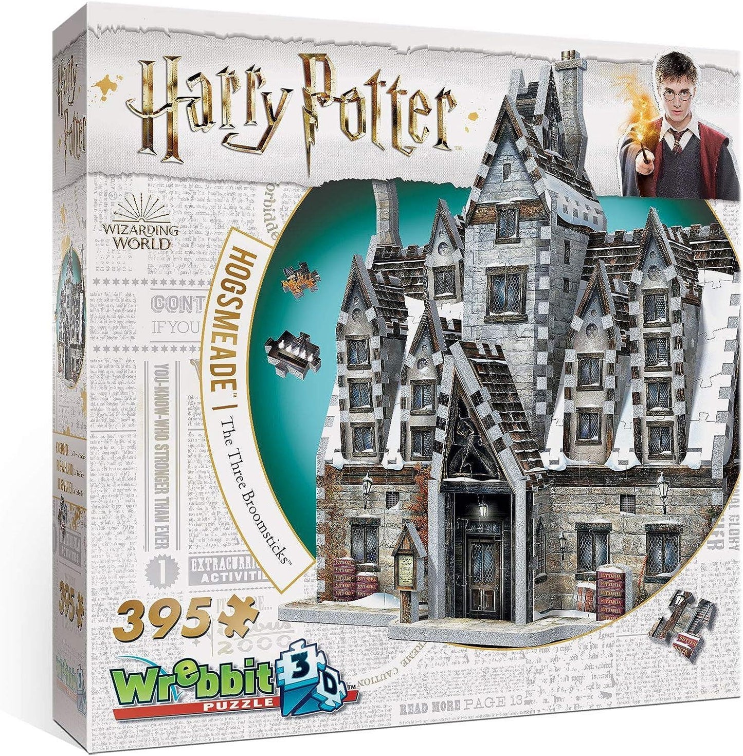 Wrebbit - Harry Potter - Hogsmeade - 395 Piece 3D Jigsaw Puzzle