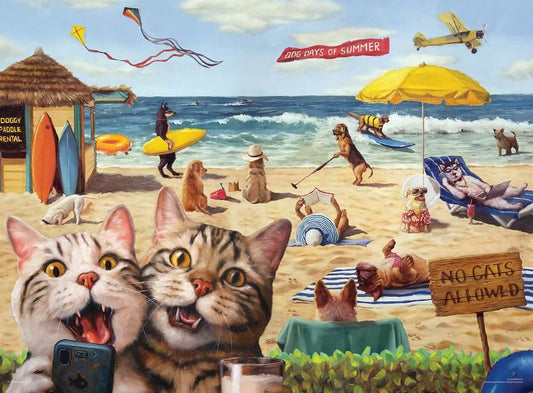 Eurographics - No Cats Allowed - 500XL Piece Jigsaw Puzzle