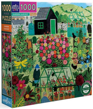 Eeboo 1000pc Puzzle - Garden Harvest main image 1