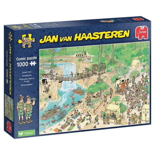 Jan Van Haasteren - Jungle Tour - 1000 Piece Jigsaw Puzzle