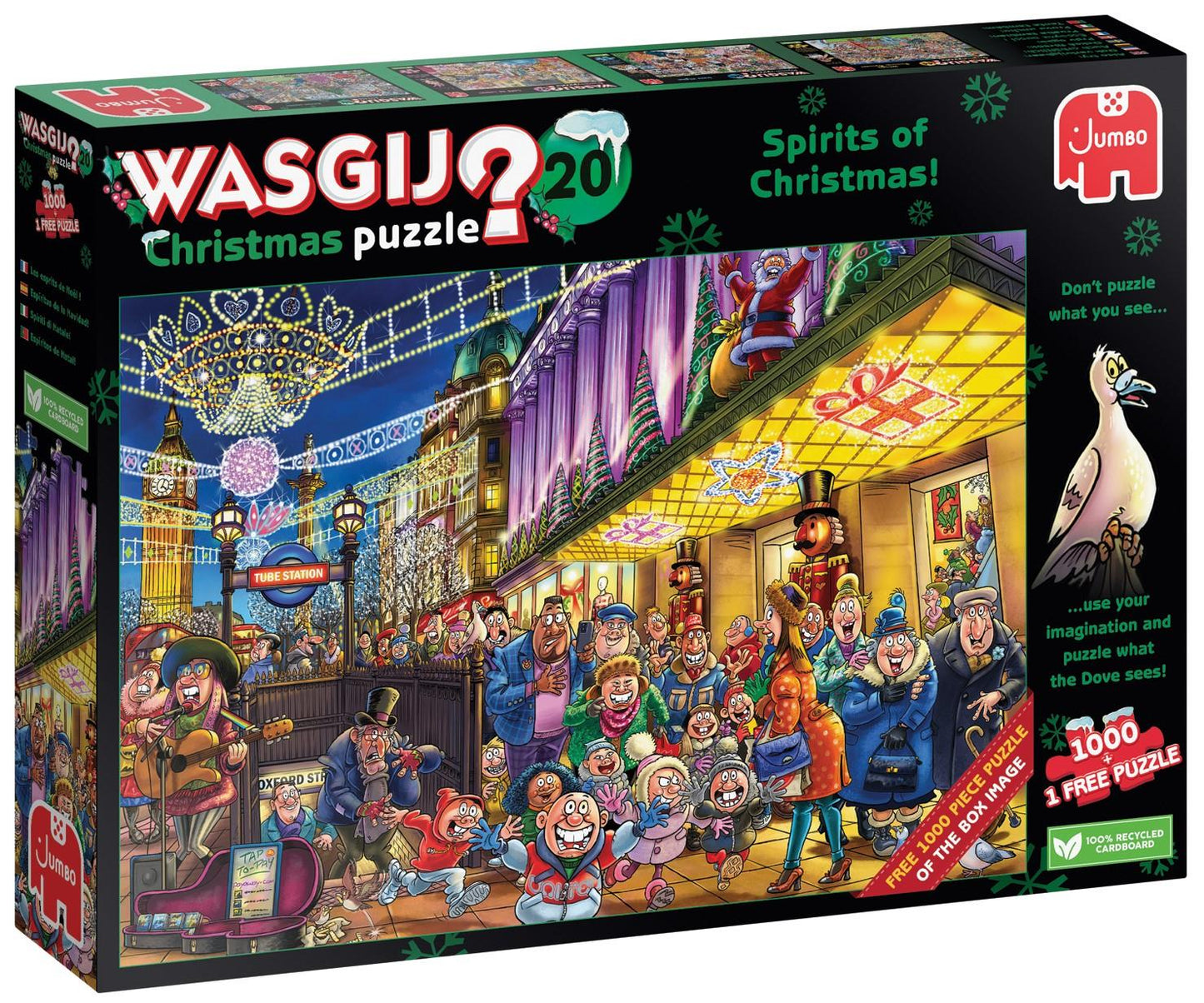 Wasgij - Christmas 20 Spirits of Christmas! - 2 x 1000 Piece Jigsaw Puzzle