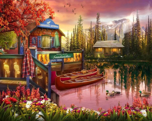 Springbok - Lakeshore Serenity - 1000 Piece Jigsaw Puzzle