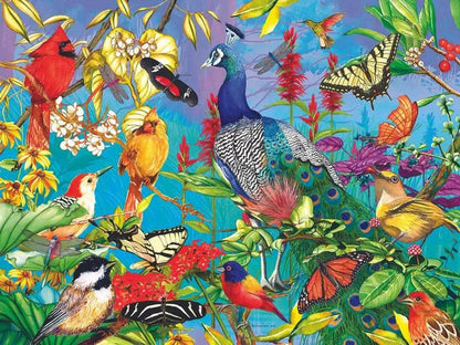 Springbok - Peacock Garden - 1000 Piece Jigsaw Puzzle