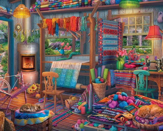 Springbok - Weavers Cottage - 1000 Piece Jigsaw Puzzle