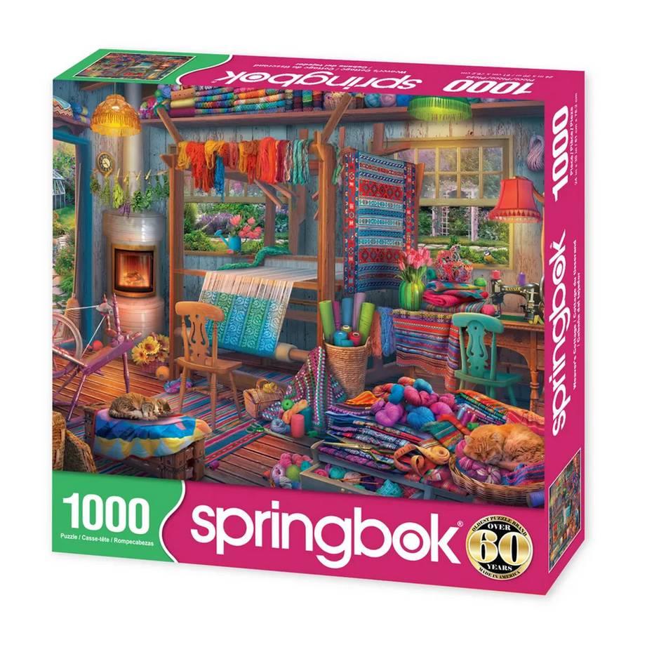 Springbok - Weavers Cottage - 1000 Piece Jigsaw Puzzle