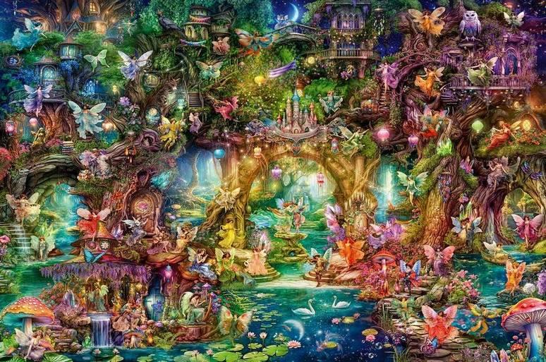 Ravensburger - The Hidden World of Fairies - 4000 Piece Jigsaw Puzzle