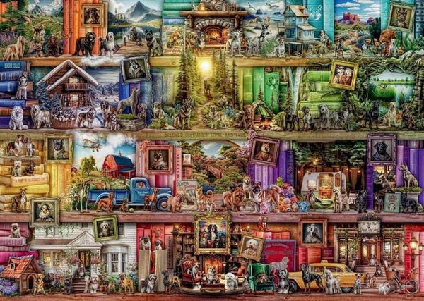 Ravensburger Library of Dogs 1000 Piece Jigsaw Puzzle – Jigsaw