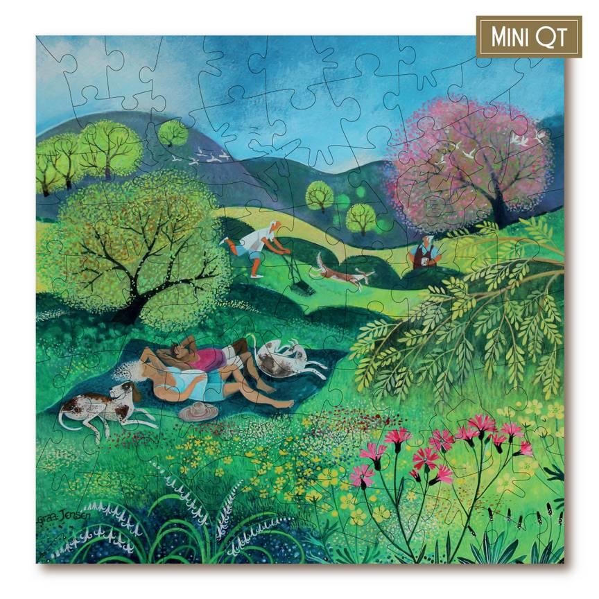 Spode Puzzles Victory Puzzles - Sunny Suburban Sunday - 81 Piece Wooden Jigsaw Puzzl ...