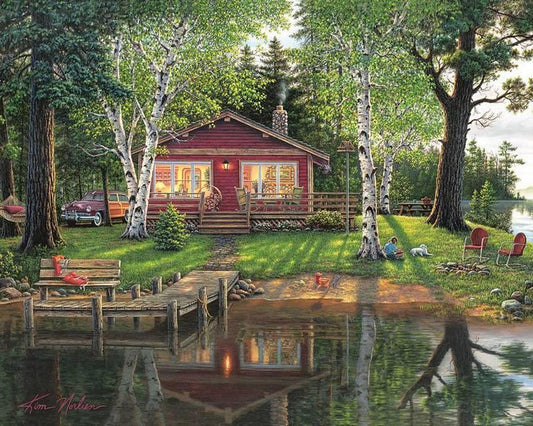 White Mountain - Simpler Times - 1000 Piece Jigsaw Puzzle