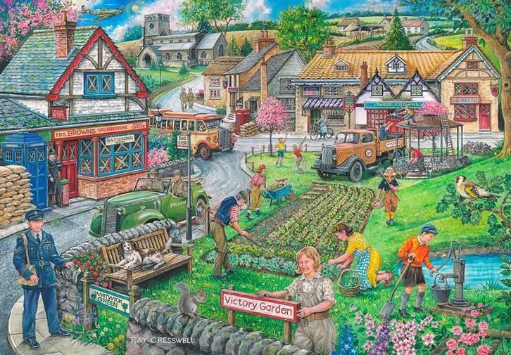 House of Puzzles - Wartime Green - 250XL Piece Jigsaw Puzzle