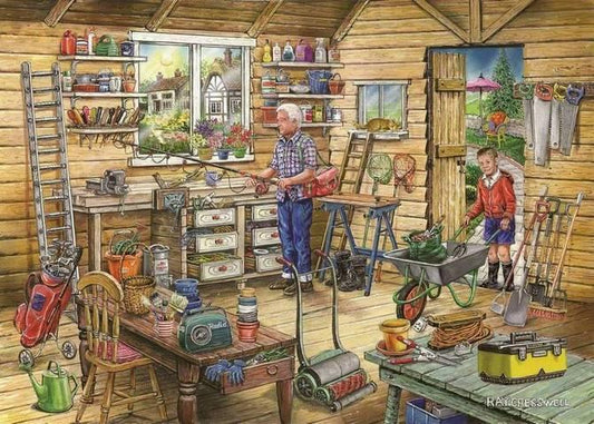House of Puzzles - Freds Shed - 500 Piece Jigsaw Puzzle