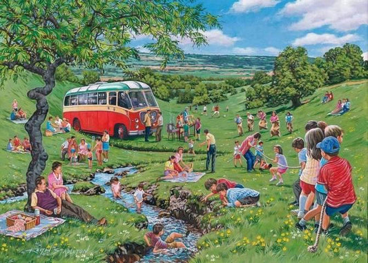 House of Puzzles - Sunday Picnic - 500 Piece Jigsaw Puzzle