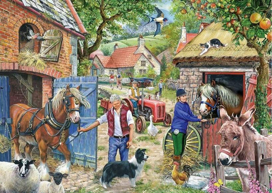 House of Puzzles - Appletree Lane - 500XL Piece Jigsaw Puzzle