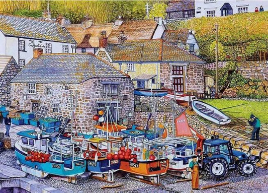 House of Puzzles - Cadgwith Cove - 500XL Piece Jigsaw Puzzle