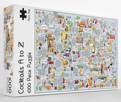 Emma Joustra - A to Z of Cocktails - 1000 Piece Jigsaw Puzzle