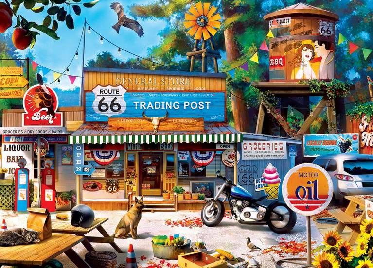 Masterpieces - Trading Post on Route 66 - 1000 Piece Jigsaw Puzzle